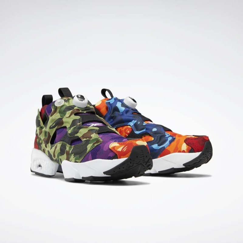 Reebok Instapump Fury ホワイト/ブラック　BAPE リーボック ホワイト×ブラック インスタ ポンプフューリー